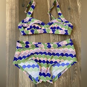 Boden Mermaid Scale Bikini
